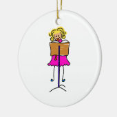 Recorder-Kind Keramikornament (Links)