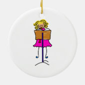 Recorder-Kind Keramikornament (Hinten)