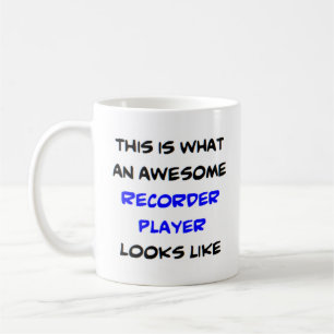 Recorder Player, phantastisch Kaffeetasse