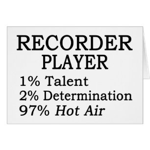 Recorder-Spieler-Heißluft