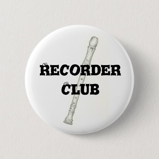 Recorder-Verein Button (Vorderseite)