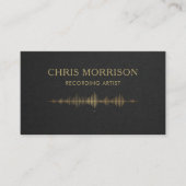 Recording Artist Visitenkarte (Vorderseite)