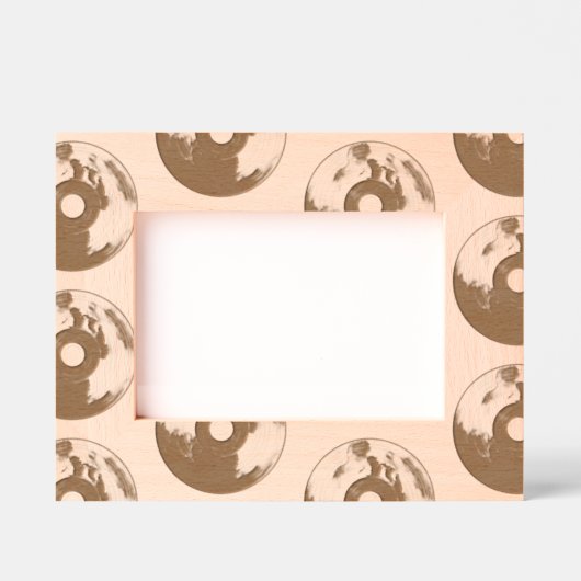 Records Music Geätzte Rahmen (Vorderseite)