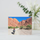 Recorriendo los valles de Tupiza, Bolivien. Postkarte (Stehend Vorderseite)