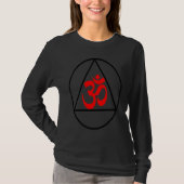 Recovery AA Step 11 Om Circle Triangle for Meditat T-Shirt (Vorderseite)