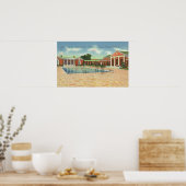 Recreation Bldg Räume Hof und Pool View Poster (Küche)