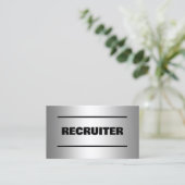 Recruiter Custom QR Business Card Visitenkarte (Stehend Vorderseite)