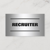 Recruiter Custom QR Business Card Visitenkarte (Vorderseite)