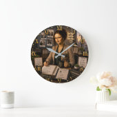Recruiter Mona Lisa Große Wanduhr (Zuhause)