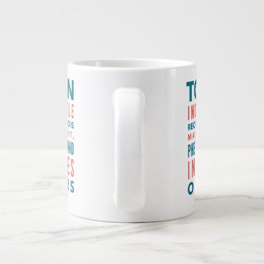 Recruiter-Tasse Jumbo-Tasse (Rückseite)