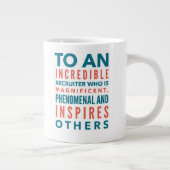 Recruiter-Tasse Jumbo-Tasse (Rechts)