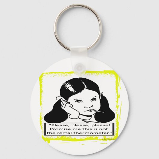 RECTAL THERMOMETER SCHLÜSSELANHÄNGER (Vorderseite)