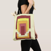 Rectangle Abstrakt Multicolor (70er Style) Tasche (Von Nahem)