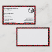 Rectangle - Archimedes Pattern Visitenkarte (Vorne/Hinten)