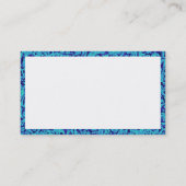 Rectangle - Blue Marbile Visitenkarte (Rückseite)
