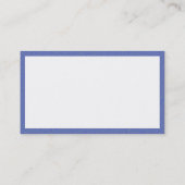 Rectangle - Blue Stucco Visitenkarte (Rückseite)