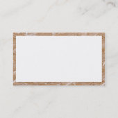 Rectangle - Chip Board Visitenkarte (Rückseite)