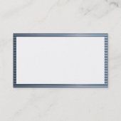 Rectangle - Chrome-Röhren Visitenkarte (Rückseite)