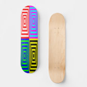 Rectangle Crazy Skateboard (Vorderseite)