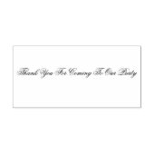 Rectangle: Danke, dass du zu unserer Party-Briefma Gummistempel (Prägung)