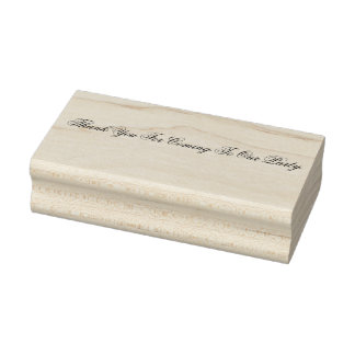 Rectangle: Danke, dass du zu unserer Party-Briefma Gummistempel