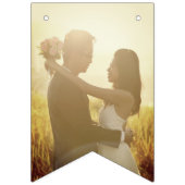 Rectangle Double Happiness Chinese Wedding Foto Wimpelkette (Zweite Fahne)