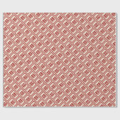 Rectangle Double Happiness Klassische chinesische  Geschenkpapier (Flach)