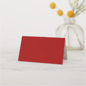 Rectangle Double Happiness Klassische chinesische Platzkarte (Rückseite)