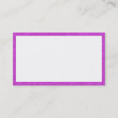 Rectangle - Magenta Stipple Visitenkarte (Rückseite)