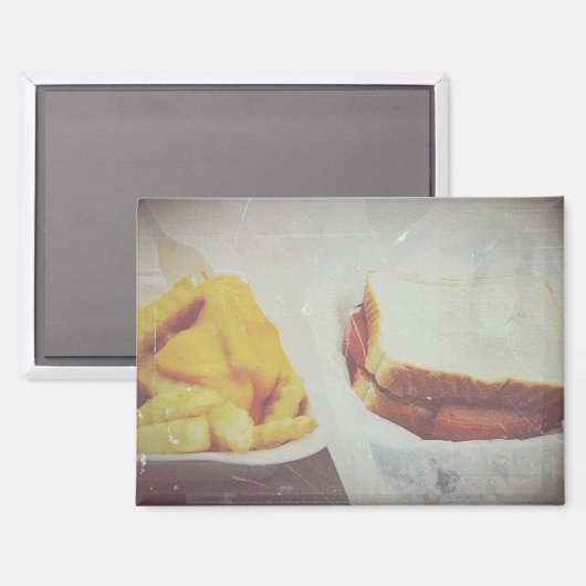 Rectangle Magnet (Vorderseite/Rückseite)