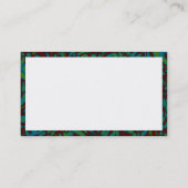 Rectangle - Marbling 07 Visitenkarte (Rückseite)