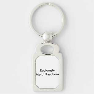 Rectangle Metal-Schlüsselanhänger Schlüsselanhänger