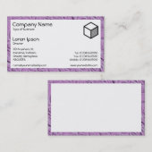 Rectangle - Modeling Clay Madness 02 Visitenkarte (Vorne/Hinten)