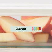 Rectangle Popsicle School Name Labels Etiketten (Befestigt)