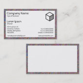 Rectangle - Psychedelischer Rock Visitenkarte (Vorne/Hinten)