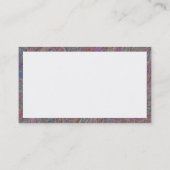 Rectangle - Psychedelischer Rock Visitenkarte (Rückseite)