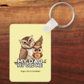 Rectangle Schlüsselanhänger : Mein Vater Mein alte (Rückseite)