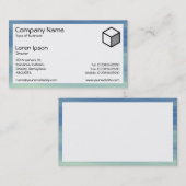 Rectangle - Sky Trails Visitenkarte (Vorne/Hinten)