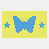 Rectangle sticker with Flag of Bady Bassit, Brazil (Vorderseite)