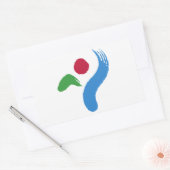Rectangle sticker with Flag of Seoul (Umschlag)