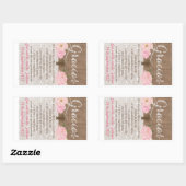 Rectangle Stickers (Blatt)