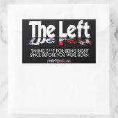 Rectangle Stickers - Die Links, definierten.. (Tasche)