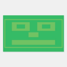 Rectanglely-Aufkleber Rechteckiger Aufkleber