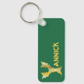 Rectangular Celtic Knot Decorative Capital Y Schlüsselanhänger (Vorderseite)