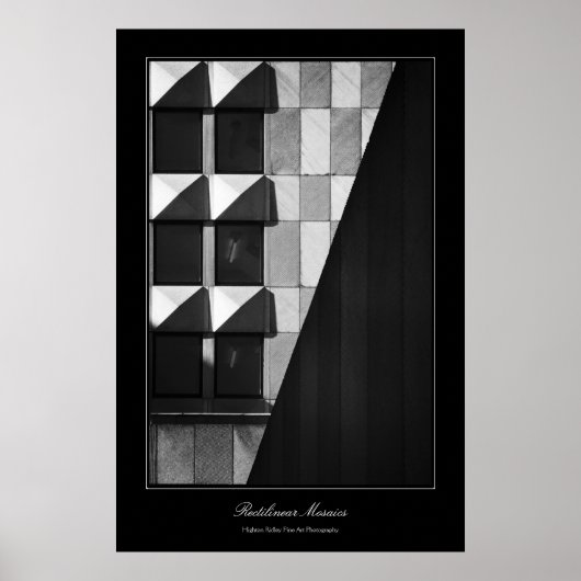Rectilinear Mosaik, Stil der Kunstgalerie Poster (Vorne)