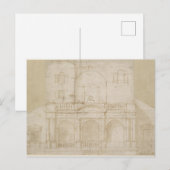 Recto: Architectural Design (Villa Madama) Postkarte (Vorne/Hinten)