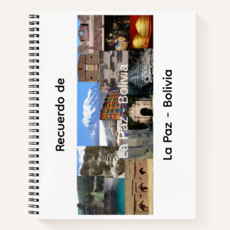 Recuerdo de La Paz Bolivia Notizblock