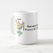 Recuerdo de la promo 87 DB LPZ Kaffeetasse (Vorderseite Links)