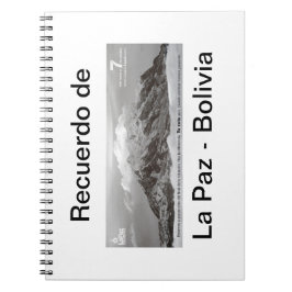 recuerdo de Las Paz Notizblock