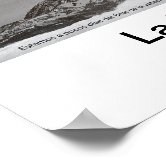 recuerdo de Las Paz Poster (Ecke)